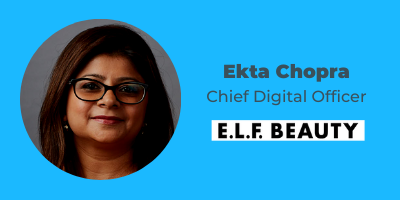 ekta chopra CDO E.L.F. Conversations withCommerceNext