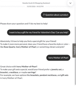 Kendra Scott's AI Shopping Assistant