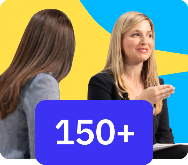 150+ speakers