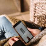 person viewing ecommerce store on phone