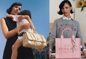 Nara Smith x Marc Jacob's Mother's Day campaign.
